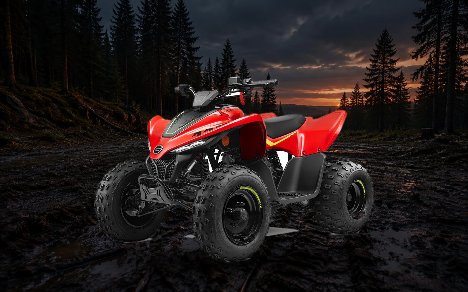 CFMOTO CFORCE 110 in het terrein