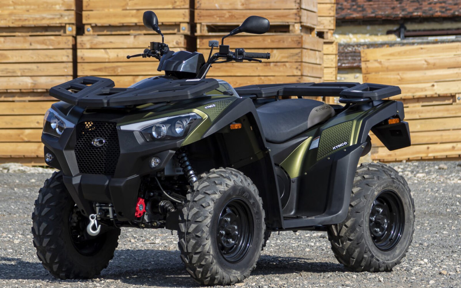 Kymco MXU 550i in het terrein