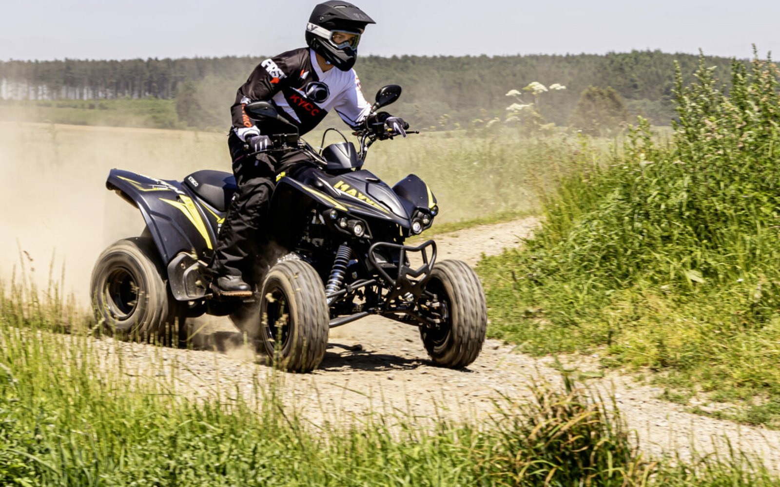 Kymco Maxxer 300 in het terrein