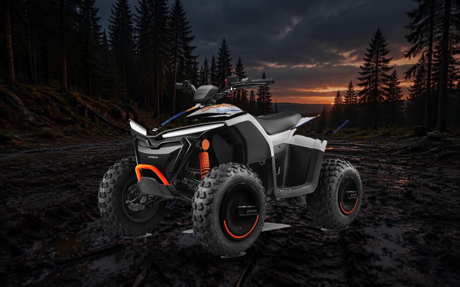 CFMOTO CFORCE EV110 in het terrein