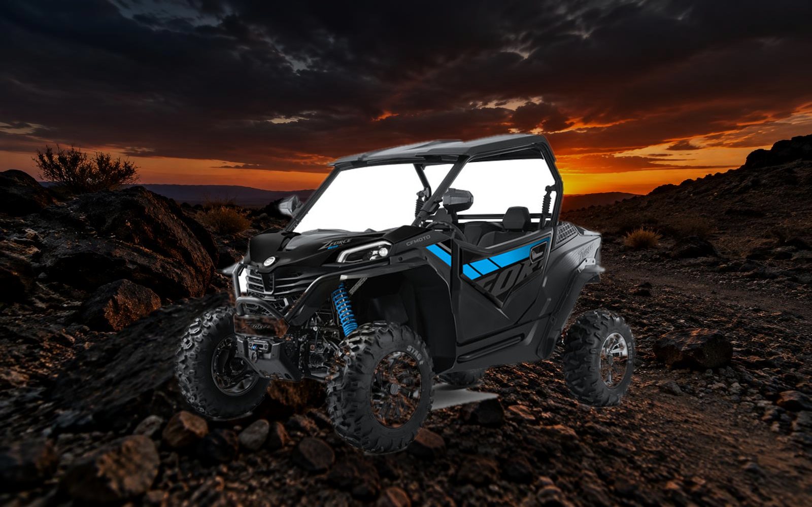 CFMOTO ZFORCE 950 Sport in het terrein